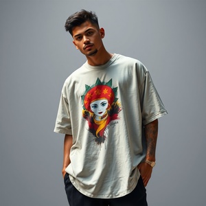 Camiseta de Algodón Estampada para Hombre - Product Image 3