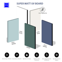 Panneau de meuble d'intérieur en contreplaqué avec base en pierre super mate anti-reflet et protection UV