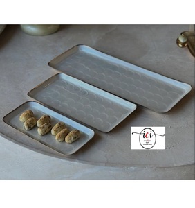 Plateaux de service en aluminium pour aliments et chocolat, vaisselle la plus vendue, ustensiles de cuisine, plateaux pour la maison, provenance Inde - Product Image 4