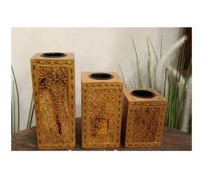 Arabic Ramadan Religious Gift Set Mother Pearl Inlay Mubkhar Bakhoor Burner Tray <b>Box</b> Oud Middle East Censer Bone <b>Incense</b> Holder - Product Image 2