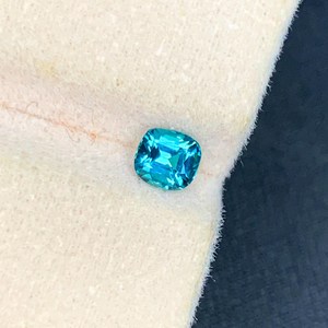 Anillo de turmalina azul, piedra de turmalina natural, gema suelta para la fabricación de joyas, gema de cristal facetada - Product Image 3