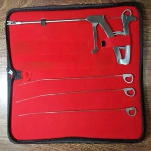 เครื่องมือผ่าตัดข้อเข่าแบบส่องกล้อง JAMSO INDUSTRIES รุ่น Scorpion Suture แบบตรง ขนาด 16 มม. 3 เข็ม JI-3114 แบบใช้มือ ได้รับมาตรฐาน CE - Product Image 1