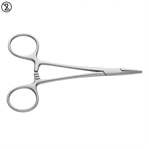 Pinzas Halsted Desechables de un Solo Uso, Rectas, de Acero Inoxidable, Instrumento Quirúrgico para Pinzamiento de Precisión y Hemostasia - Product Image 1