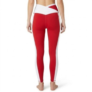 Leggings de Yoga de Cintura Alta para Mujer, Color Block, Franja Lateral, Elásticos, Transpirables, Ajustados, para Gimnasio y Deportes - Product Image 2