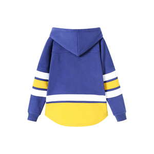 Sweat à capuche de hockey bleu personnalisé de l'Université de North Carolina, uniforme d'équipe par sublimation, style sororité et fraternité, fournisseur en gros à faible MOQ - Product Image 2