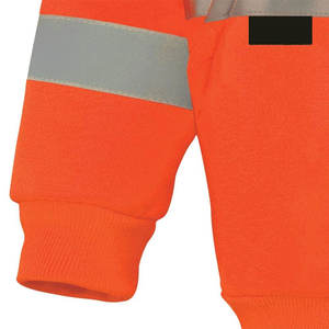 <b>Hi</b> <b>Vis</b> Hoodies With Pockets Polyester Fleece <b>Orange</b> Color <b>Hi</b> <b>Vis</b> <b>Hoodie</b> Reflective High Visibility Hoody - Product Image 5