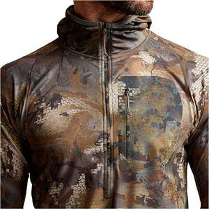 Camiseta Térmica Transpirable de Camuflaje para Caza con Capucha y Máscara Facial Integrada, Ropa de Exterior con Absorción de Humedad - Product Image 6