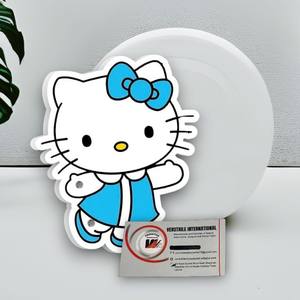 Nuevas Pestañas Magnéticas Acrílicas con Diseño de Lazo Azul, Hello Kitty, Flores y Mariposas, Ecológicas, Reutilizables, para Extensión de Pestañas - Product Image 6