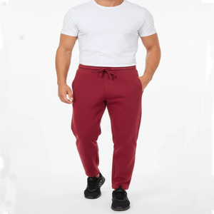 Pantalones Deportivos Negros Personalizados para Hombre, Cintura Elástica con Cordón, Estilo Casual, Bolsillos Laterales, Tejido de Algodón Medio, para Otoño - Product Image 6