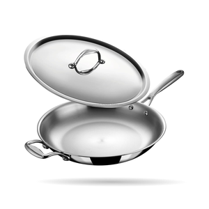 Professional Grade Stainless Steel Fry <b>Pan</b> 24cm Nigeria Single Layer Frying <b>Pan</b> Export Supplier - Product Image 5