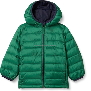 Chaqueta acolchada de lana acolchada impermeable para hombre, abrigo de burbujas de invierno con capucha y decoración de bolsillo - Product Image 1