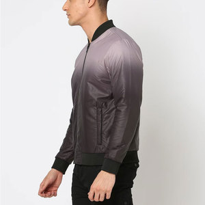 Chaqueta Bomber Casual para Hombre, Estilo Urbano, con Cierre Completo, Cuello de Punto Acanalado, Ropa Exterior Premium, Proveedor Mayorista - Product Image 2