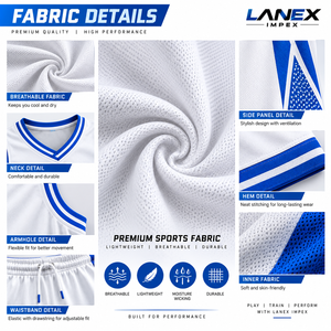 Ensemble d'uniformes de basketball personnalisés professionnels, maillot et short d'équipe, vêtements de sport de basketball légers et respirants, logo et nom personnalisés - Product Image 5