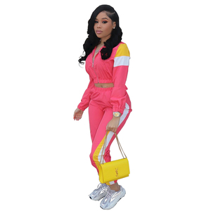 Hot Sale Tracksuit Training Device Printed Washed Polyester/Nylon Durable Casual Women Tracksuit - Product Image 3