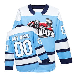 Jersey de Hockey sobre Hielo Personalizado al por Mayor, Sublimado, Transpirable, de Secado Rápido, con Logotipo para Nombre de Equipo OEM - Product Image 3