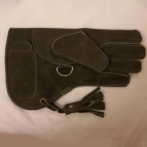 Gants de fauconnerie en daim imperméables personnalisés en gros, poignées pour la manipulation des oiseaux, meilleur ensemble d'entraînement pour l'oiseautier, nouveau design avec logo imprimé - Product Image 3