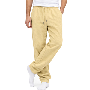 Wholesale Fleece Casual <b>Trousers</b> for <b>Men</b> Custom Design Comfortable Jogger Sweatpants OEM ODM Private Label Clothing Supplier - Product Image 5