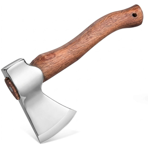 Multipurpose <b>Mini</b> Axe With Wooden Handle And Strong Steel Head For Camping And Garden Work Reliable Steel Head <b>Hand</b> <b>Mini</b> Axes - Product Image 1
