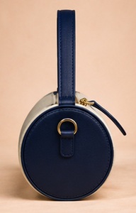 Sac à main cylindrique en cuir véritable de qualité supérieure pour femme, style vintage, avec fermeture éclair, sac à bandoulière de luxe, sac à main de mode, vente en gros OEM ODM - Product Image 3