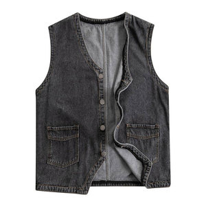 Chaleco Vaquero Informal de Invierno para Hombre, Diseño Moderno de Alta Calidad, Servicio OEM, Personalizable, 100% Algodón, MOQ Bajo, Nueva Llegada - Product Image 1