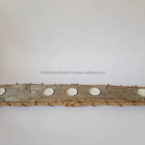 Support de lampe T en bois de manguier écologique avec finition polie lisse conçu pour la décoration durable de la maison et des fêtes - Product Image 1