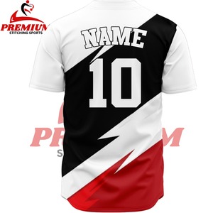 Camiseta de Béisbol Sublimada Personalizada, Corta, Ligera, de Tela Suave, Ajuste Cómodo, Transpirable, de Alta Calidad - Product Image 4