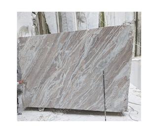 Bloque de Mármol Marrón Real con Patrón de Vetas Naturales, Losa Grande de Piedra Cruda para Decoración de Paredes Interiores y Pisos - Product Image 3