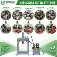 Promotion : Machine de recyclage de moteurs hydrauliques, coupe-moteurs, pompe à engrenages 1600KG/H, décapage de fils de cuivre