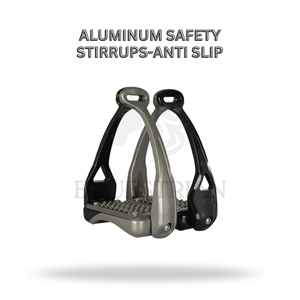 SAFETY STIRRUPS ANTI SLIP WIDE 4.75 INCH ENGLISH RIDING SAFETY STIRRUP FOR <b>HORSE</b> RIDING - Product Image 2
