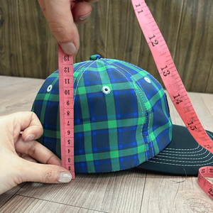 Casquettes de baseball à logo personnalisé, à carreaux, non structurées, 6 panneaux, en tissu imprimé, unisexe - Product Image 3