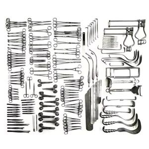 Juego de Instrumentos de Cirugía Laparotómica de 197 Piezas de Azicon, Kit de Herramientas de Pinzas para Exploración Abdominal y Cirugía General Mayor - Product Image 6