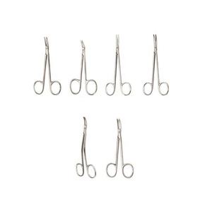 Tijeras Graefe Iris Angled Wilmer LaGrange, Instrumentos Quirúrgicos de Acero Inoxidable, Tijeras Oftálmicas Curvas y Rectas Afiladas - Product Image 2