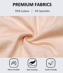 Braguitas Modernas para Mujer, Estilo Hipster, ODM, Transpirables, Tejido Suave, Elásticas, Ajuste Relajado, Cobertura Total, Uso Diario, Sensación Suave - Product Image 5