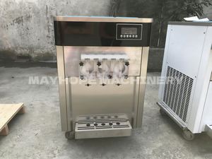 Machine à glace molle 5 saveurs, certifiée CE ETL, pour glaces aux nouilles et aux courges, machine à faire la glace molle - Product Image 4