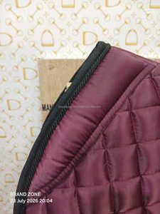 BRAND ZONE Tapis de selle d'équitation en satin de soie pour dressage et saut d'obstacles, haute qualité, confortable et durable, personnalisable - Product Image 3