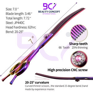 Tijeras de Adelgazamiento Profesionales 2026 Duraderas, Cómodas, Antideslizantes, Novedad, Fabricadas por un Buen Proveedor, Personalizables - Product Image 5