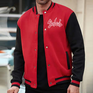 Vestes de baseball vierges personnalisées pour fabricants de vêtements, avec doublure intérieure épaisse, pour la vente en gros – Nouveauté - Product Image 1