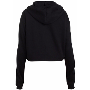 Sudadera con capucha corta vintage personalizada para mujer, oversize, con forro polar, manga larga, estilo hip hop, estampada, lavada, para invierno - Product Image 2