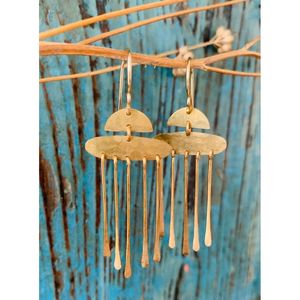 Bijoux de mode en cuivre et laiton durables de luxe, écologiques et fabriqués à la main, modèle 1, pour accessoires de mode en cristal - Product Image 6