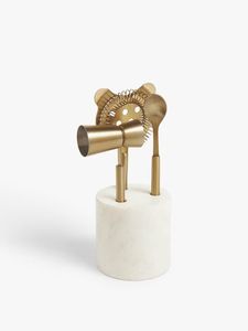 Outils de bar haut de gamme pour la maison, accessoires de divertissement de luxe, présentoir à cocktails, essentiels pour la doxologie, bar à accessoires moderne en marbre - Product Image 3