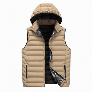 Chaleco Acolchado Unisex Cálido de Altr Brothers al por Mayor, Tejido Brillante, Ligero, con Cuello Alto y Relleno - Product Image 5