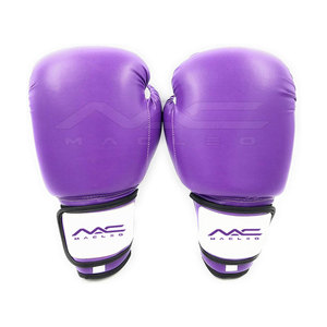Gants de boxe en cuir sur mesure en gros, à doigts entiers, haute qualité, anti-humidité, légers, fermeture auto-agrippante Macleo - Product Image 5