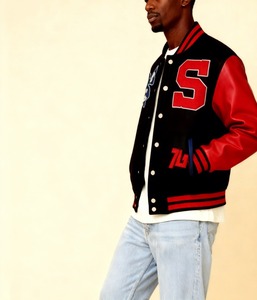 เสื้อแจ็คเก็ตวาร์ซิตี้ผู้ชายแบบลำลองสั่งทำพิเศษ คอตั้ง คุณภาพพรีเมียม มีให้เลือกหลายสี - Product Image 5