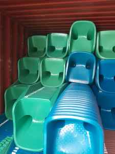 Chaise à dossier en plastique vierge fabriquée en Inde, durable, légère, idéale pour la maison, le jardin, le bureau et l'extérieur - Product Image 4