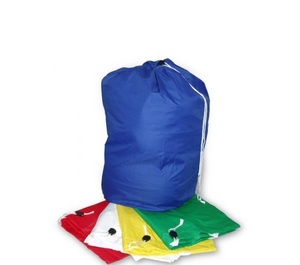 Bolsa de Lavandería de Algodón, Bolsa de Lavandería Grande de Poliéster, Bolsas de Lavandería Ligeras para Viaje, Cierre con Cordón, Logotipo Personalizado, Venta al Por Mayor - Product Image 4
