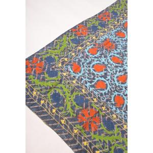 Handmade Kantha Suzani <b>Quilt</b> Vintage Cotton Floral Bedspread Boho Indian <b>Throw</b> Blanket Bedding Decor Eco-Friendly Washable Home - Product Image 4