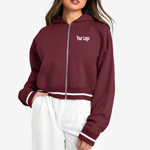 เสื้อฮู้ดดี้ผู้หญิงแบบ OEM/ODM ขนาดใหญ่พิเศษ ทรงหลวม ระบายอากาศได้ดี น้ำหนักมาก เป็นมิตรกับสิ่งแวดล้อม คุณภาพสูง สวมใส่สบาย - Product Image 4