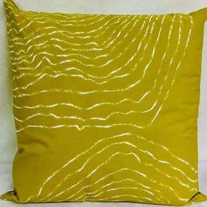 Red Square <b>Cushion</b> Cover With White Abstract Embroidery Modern Home Decor Handmade Design Pillow Cases - Product Image 2