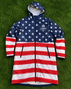 Chaqueta de Invierno Personalizada con la Bandera de EE. UU., Impermeable, Cortavientos, Forrada de Forro Polar, con Capucha, Abrigo Largo para Natación, Surf y Deportes al Aire Libre - Product Image 6