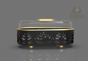 Stainless Steel Eco-Friendly Oval <b>Cake</b> <b>Dome</b> with Base for <b>Cake</b> <b>and</b> Dessert Display - Product Image 2